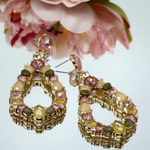 White House Black Market Jewelry - WHBM Mixed-Stone Earrings Labradorite Earrings